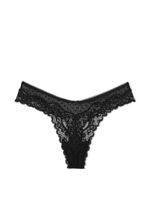 Tease Dantelli Derin Bacak Kesim Tanga