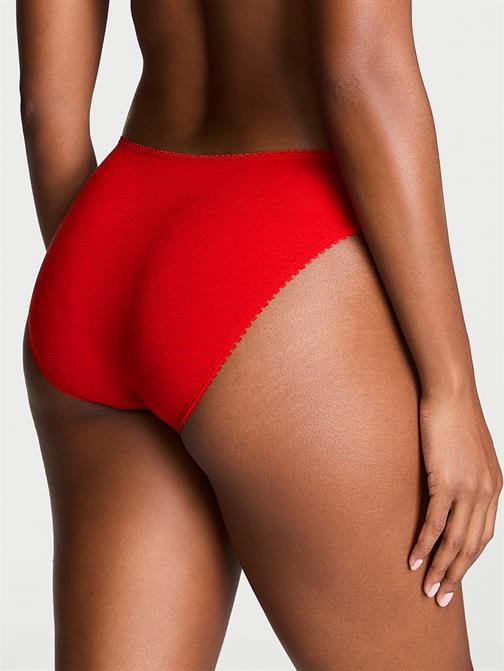 Tül Pamuklu Puantiyeli Bikini Külot