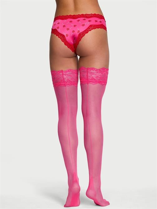 Very Sexy Topukları Destekli Dantel Dizüstü Çorap