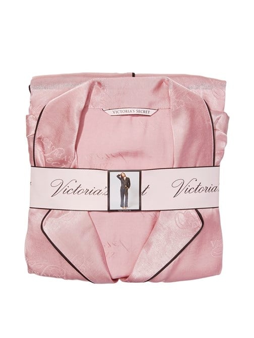 Victoria's Secret Saten Düğmeli Pijama Takımı