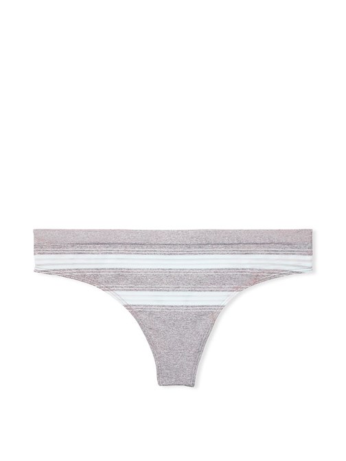 Victoria's Secret Seamless Şeffaf Şeritli Kırçıllı Tanga Külot