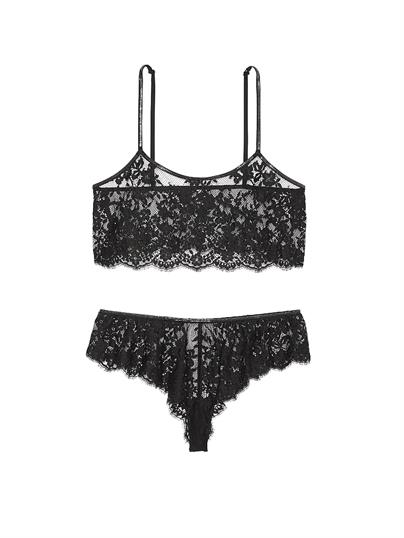 Twinkle Askılı Dantelli Bralet & Flutter Şort Takımı