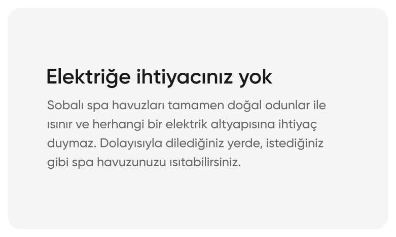 doğal odun sobalı spa havuzu