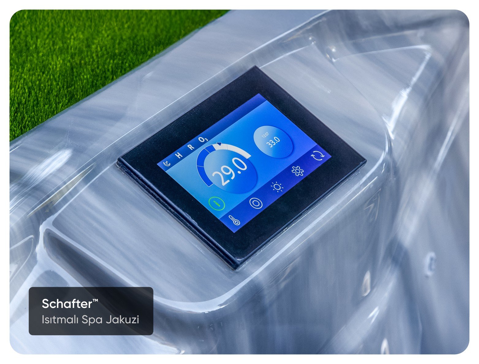 bahçe ve teras ısıtmalı spa jakuzi schafter
