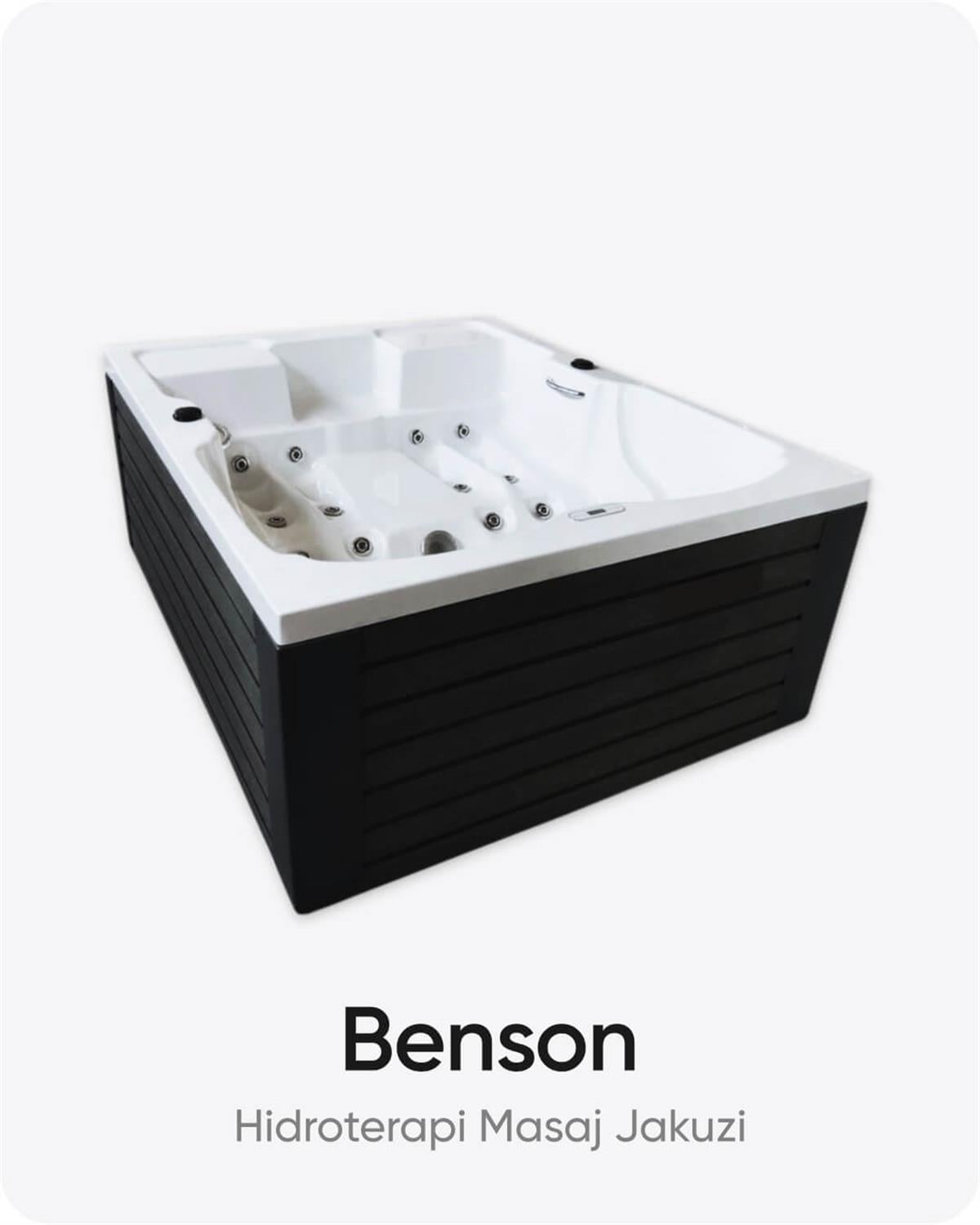 2 Kişilik Hidroterapi Masaj ve Whirpool Terapi Masaj Jakuzi 190x150x65 (h)