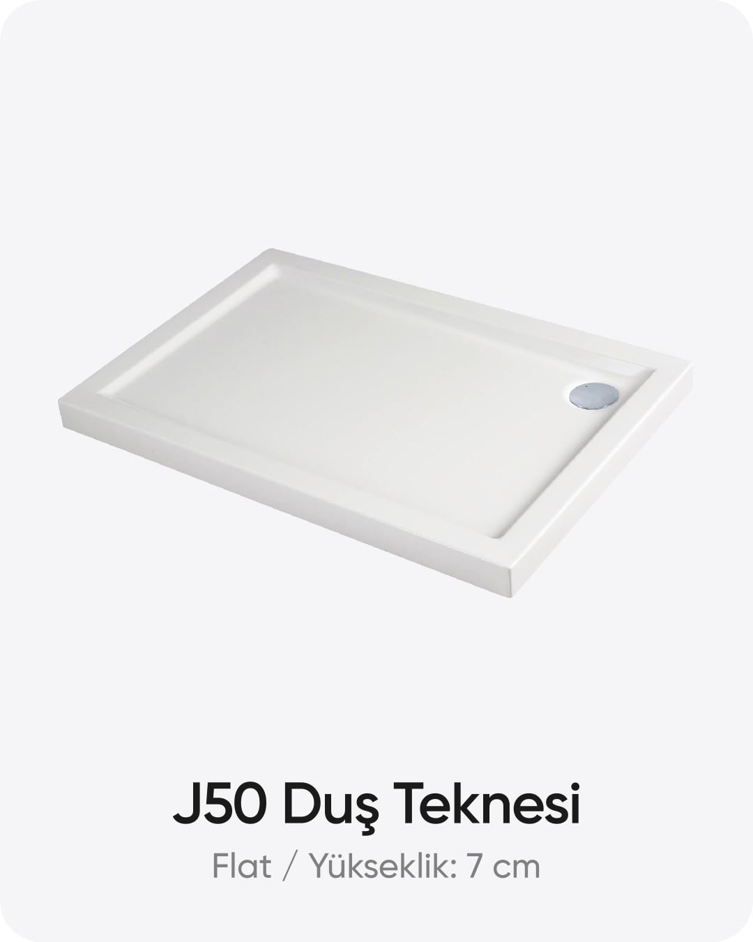 J50 Dikdörtgen / Kare Duş Teknesi