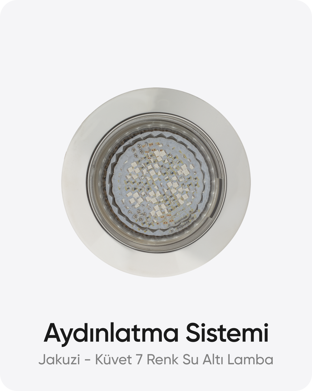 Jakuzi ve Küvet 7 Renk Su Altı Aydınlatma Sistemi