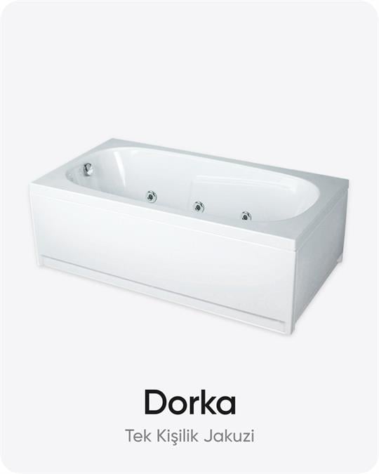165x80x53 (h) cm Dikdörtgen Dökme Akrilik Jakuzi / Küvet 