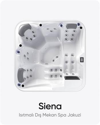 Dış Mekan Isıtmalı 5 Kişilik Bahçe ve Teras Spa Jakuzi 200x200X94 (h) cm
