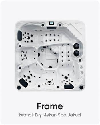 Dış Mekan Isıtmalı 5 Kişilik Bahçe ve Teras Spa Jakuzi 220x220X100 (h)