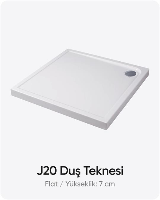 J20 Kare Duş Teknesi
