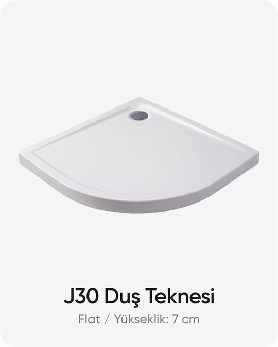 J30 Oval Duş Teknesi