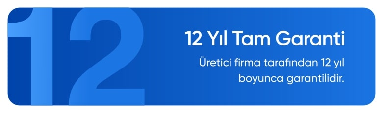 12 Yıl Tam Garanti