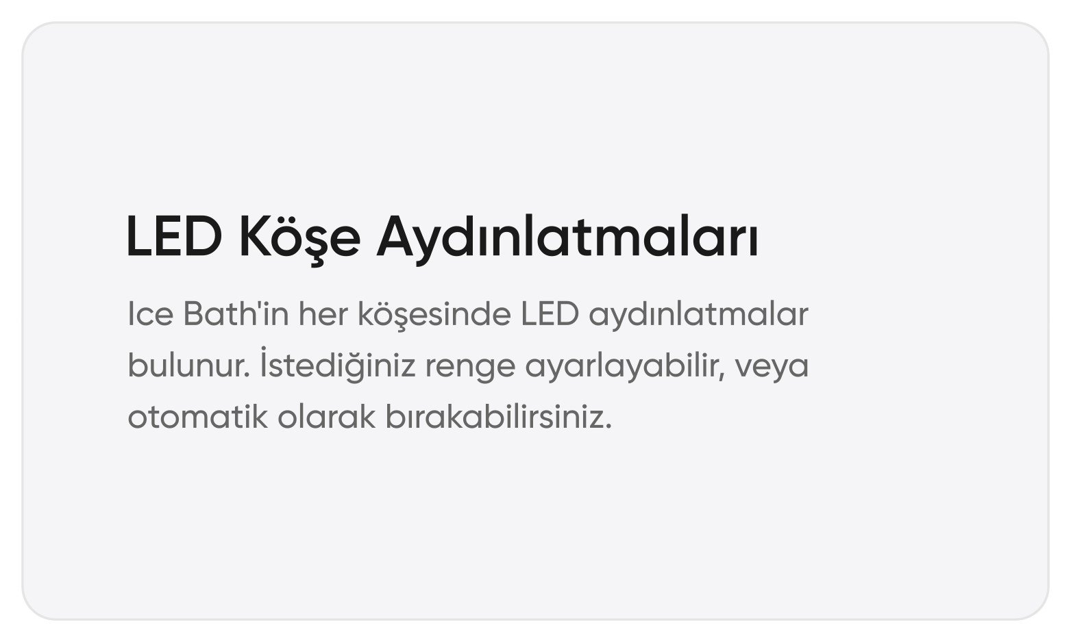 led aydınlatma