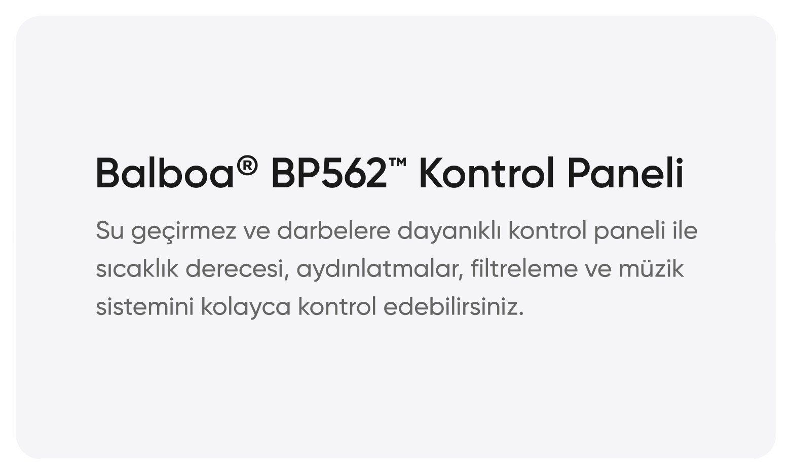 kontrol paneli özellikleri