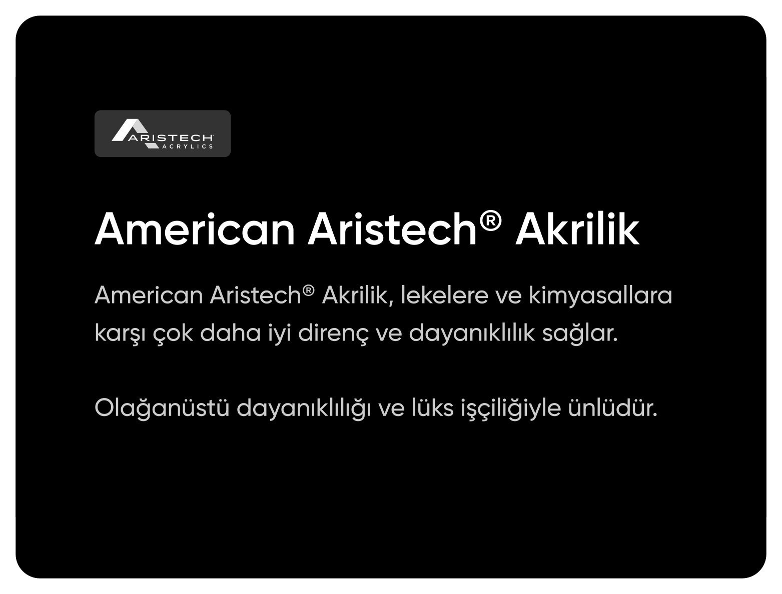 aristech akrilik