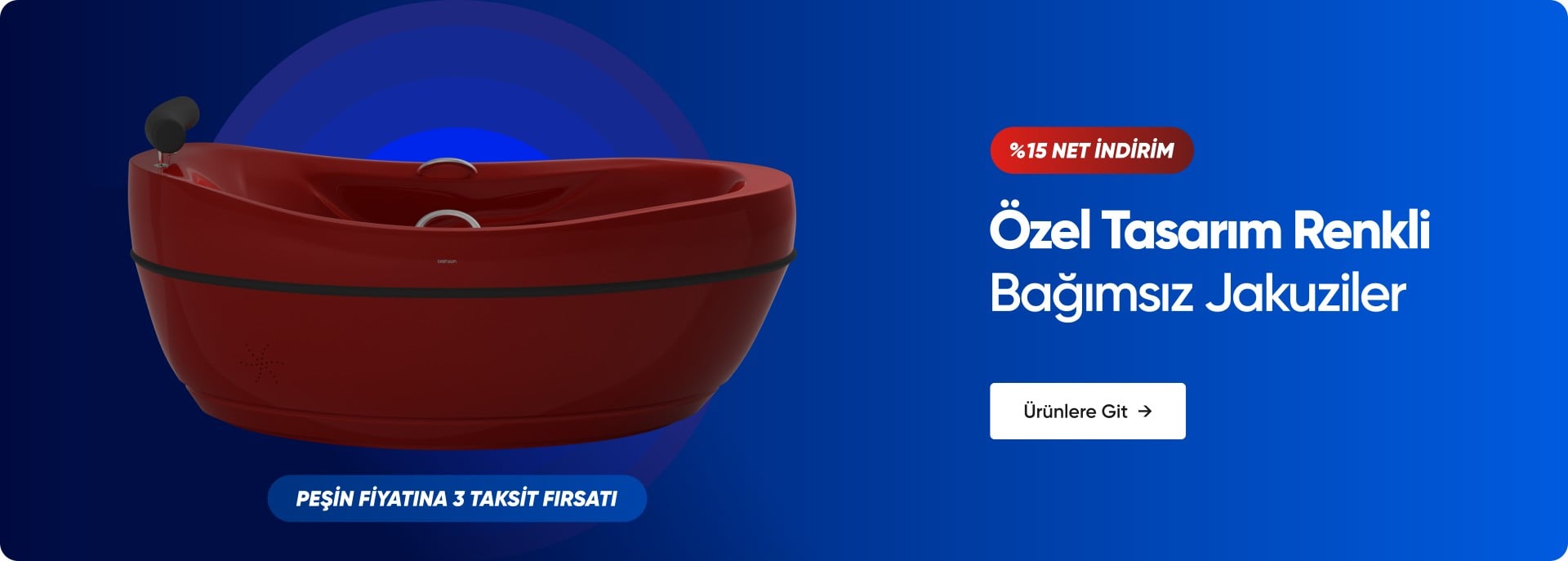 Renkli Bağımsız Jakuzi