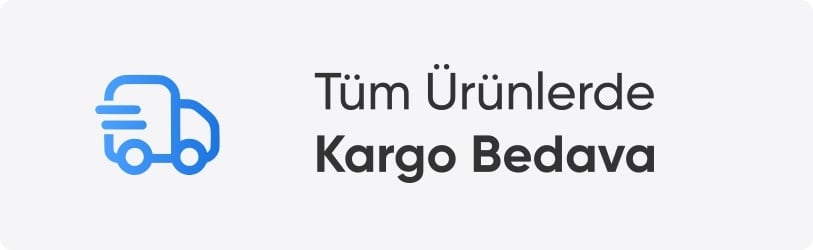 Tüm Ürünlerde Kargo Bedava