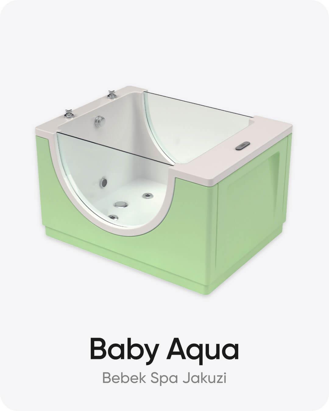 Baby Aqua Bebek Spa Jakuzi 130x100x81 cm Açık Yeşil Renk