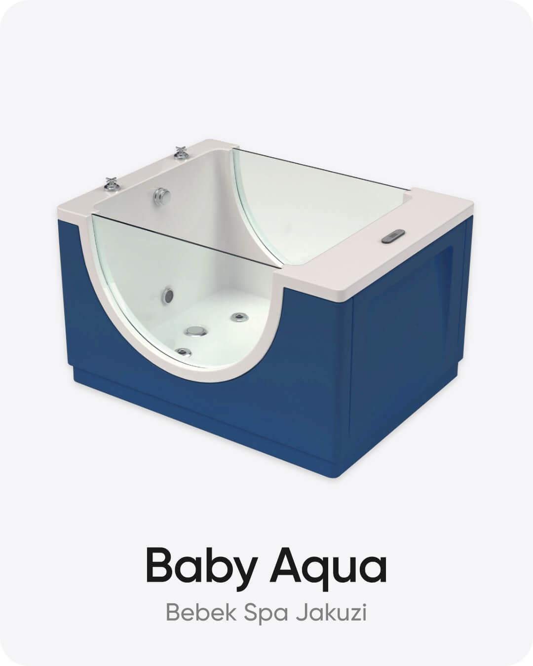 Baby Aqua Bebek Spa Jakuzi 130x100x81 cm Lacivert Renk