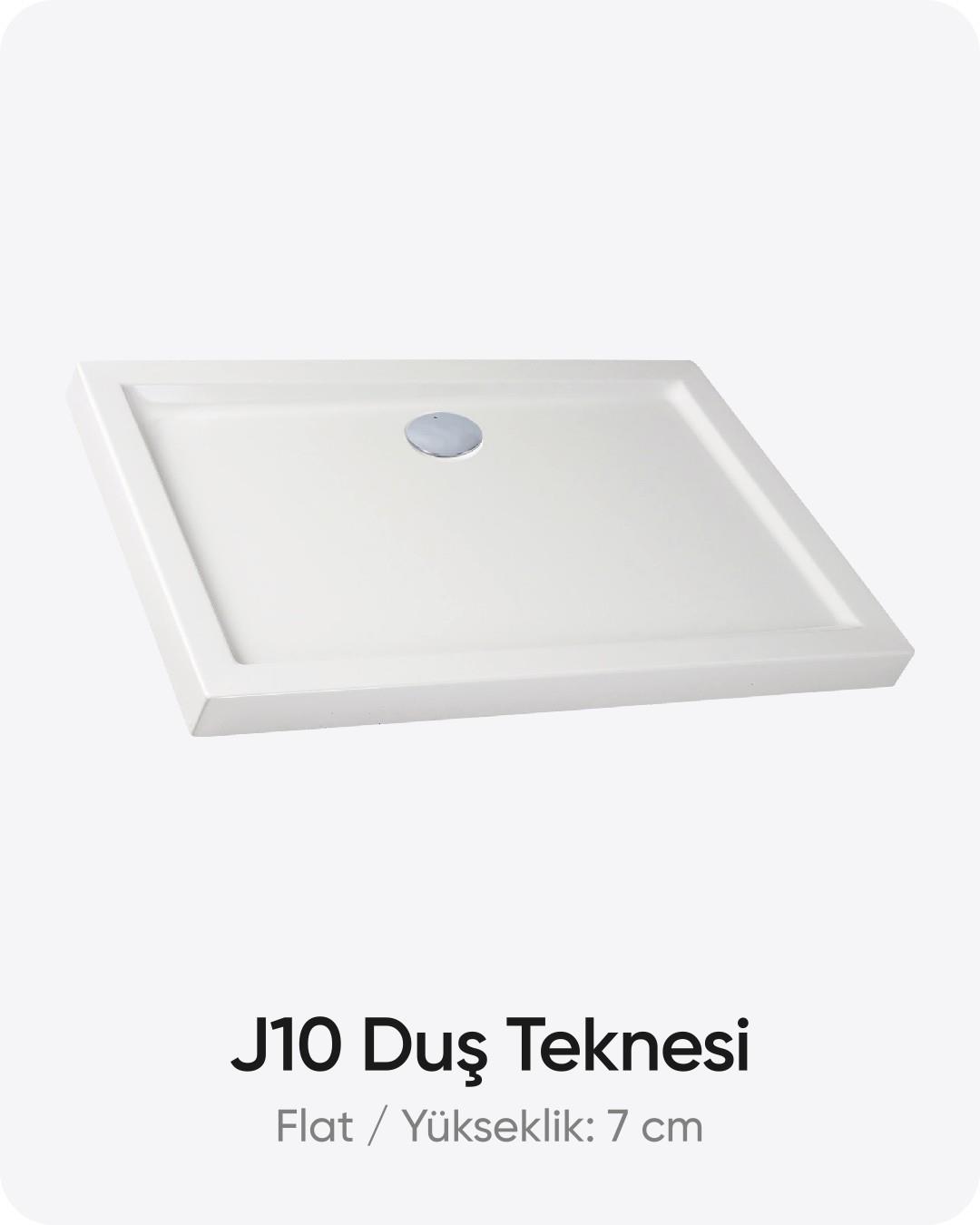 J10 Dikdörtgen Duş Teknesi 90x120 cm
