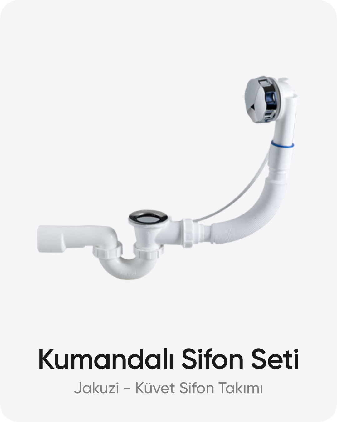 Jakuzi ve Küvet Kumandalı Sifon Seti