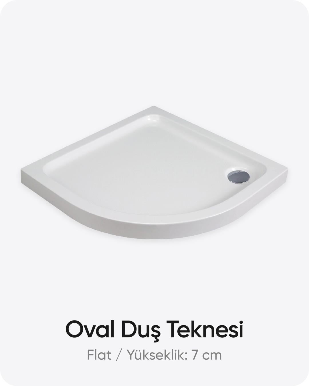 Oval Duş Teknesi