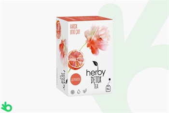 Herby Detox Tea / Detoks Çayı - Greyfurtlu Karışık Bitki Çayı (Yeşil Çay, Rezene, Zencefil, Mate, Biberiye, Isırgan Otu, Tarçın, Karanfil)