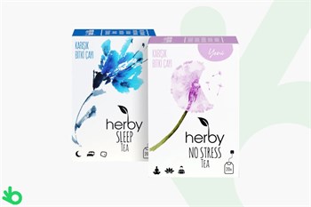 Herby Rahatlama Paketi 2'li - Karışık Bitki Çayı (1 Adet Sleep Tea, 1 Adet No Stress Tea)