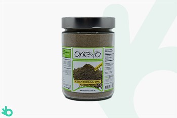 Oneva Keten Tohumu Unu / Flax Seed Flour - %100 Doğal - Yüksek Lif ve Bitkisel Protein ve Ham Selüloz - Vegan ve Glutensiz Un - 350g