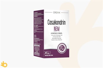 Orzax Cosakondrin NEM - Yumurta Kabuğu Zarı, Boswellia, Devil's Claw, Hyaluronik Asit - 30 Tablet