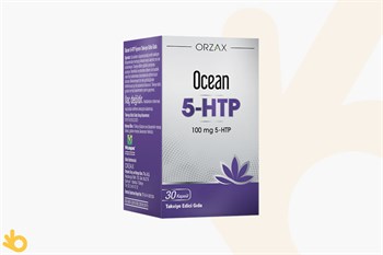 Orzax Ocean 5-HTP / 5-Hidroksitriptofan Takviye Edici Gıda - 30 Kapsül
