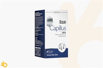 Orzax Ocean Capillus Men - Multivitamin, Mineral, Bitki Ekstresi Takviye Edici Gıda - 60 Tablet