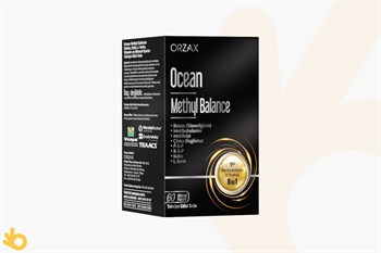 Orzax Ocean Methyl Balance - B Vitaminleri, Çinko, Betain, Serin, Kolin - Takviye Edici Gıda - 60 Kapsül