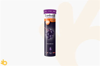 Sambucol Plus - Kara Mürver, C Vitamini ve Çinko - Takviye Edici Gıda - 15 Efervesan Tablet