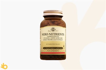 Solgar Nero Nutrients - Multivitamin, Amino Asit, Ginkgo Biloba Yaprağı - Gıda Takviyesi - 30 Kapsül