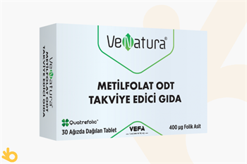 VeNatura Metilfolat ODT / Folik Asit Takviye Edici Gıda