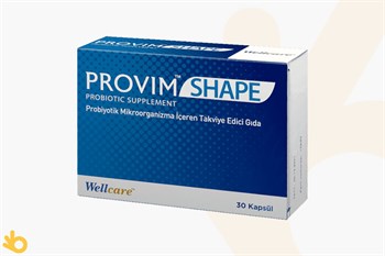 Wellcare Provim Shape - Probiyotik Mikroorganizma İçeren Takviye Edici Gıda - 30 Kapsül