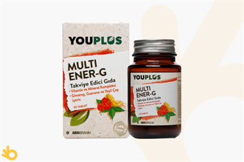 Youplus Multi Ener-G Vitamin ve Mineral Kompleksi - Takviye Edici Gıda - 30 Tablet