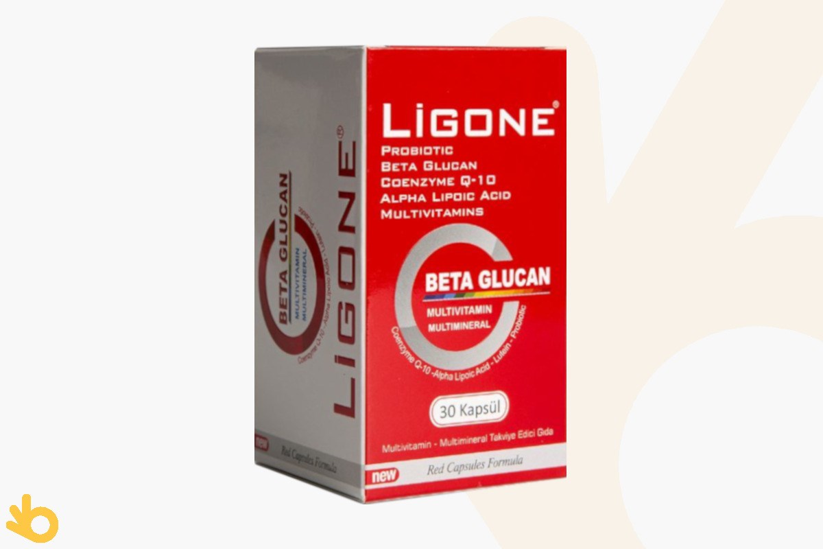 Ligone Multivitamin Beta Glukan Koenzim Q10 30 Kapsül | bikalite