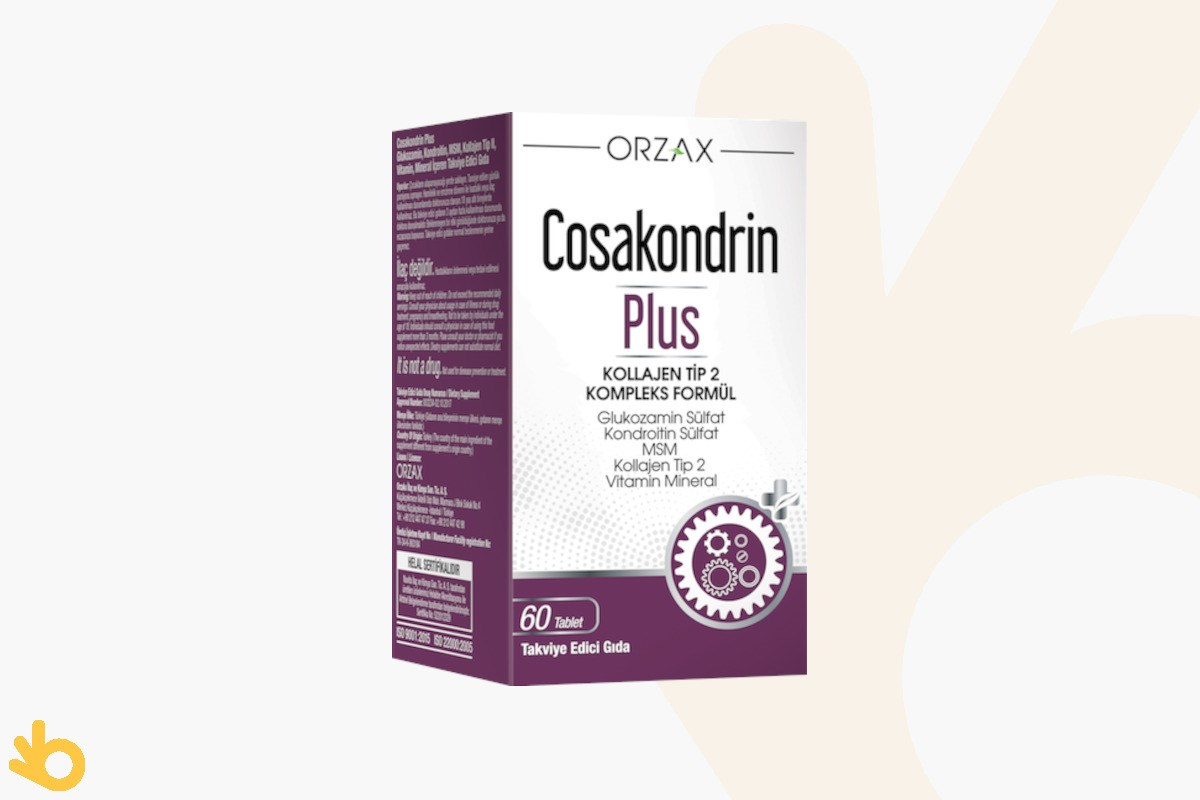 Orzax Cosakondrin Plus - Glukozamin, MSM, Kolajen... | bikalite