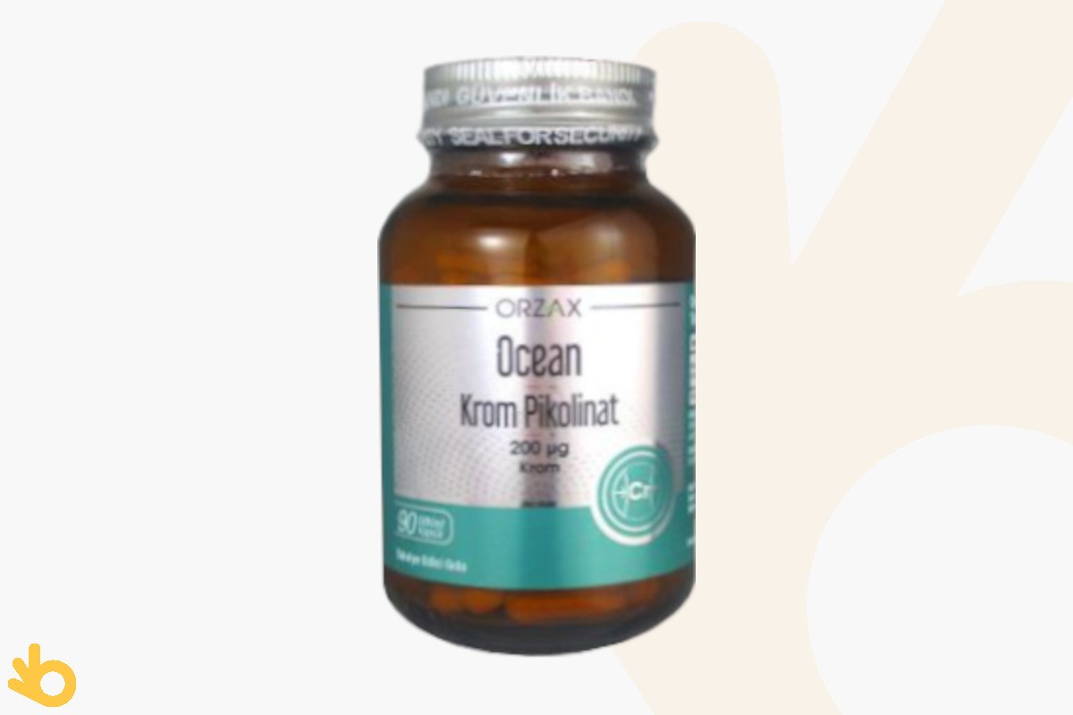 Orzax Ocean Krom Pikolinat 200mcg - 90 Kapsül | bikalite