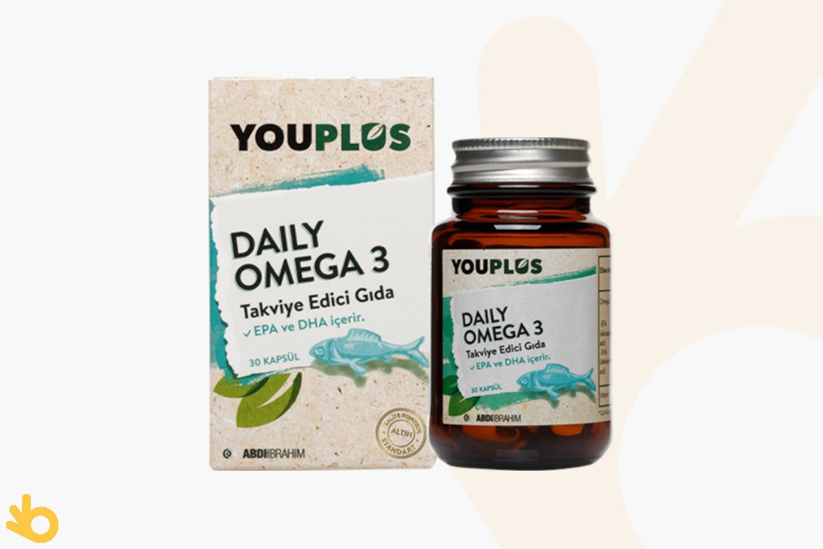 Youplus Daily Omega 3 Balık Yağı - 30 Kapsül | bikalite