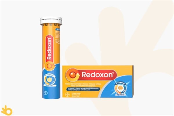 Redoxon 3'lü Etki - C Vitamini, D Vitamini, Çinko - Takviye Edici Gıda - 30 Efervesan Tablet