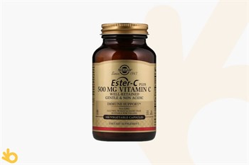 Solgar Ester C Plus - C Vitamini - Takviye Edici Gıda - 500mg - 100 Kapsül