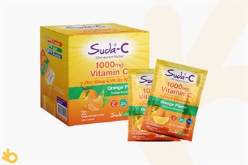 Suda-C - C Vitamini, Çinko, D3 Vitamini - 20 Saşe... | bikalite