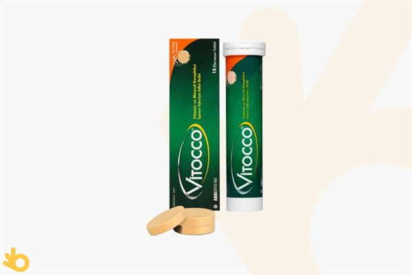 Vitocco Multivitamin, Mineral Kompleksi - Takviye Edici Gıda - 15 Efervesan Tablet