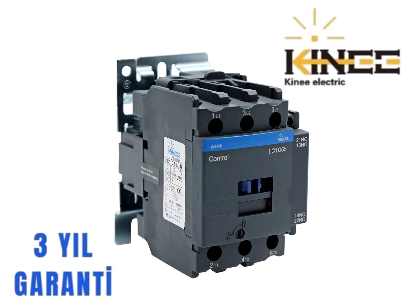 Asansör Tüm Ürünler (Elektrik, Elektronik, Mekanik, Hırdavat)KineeKINEE 65A Kontaktör