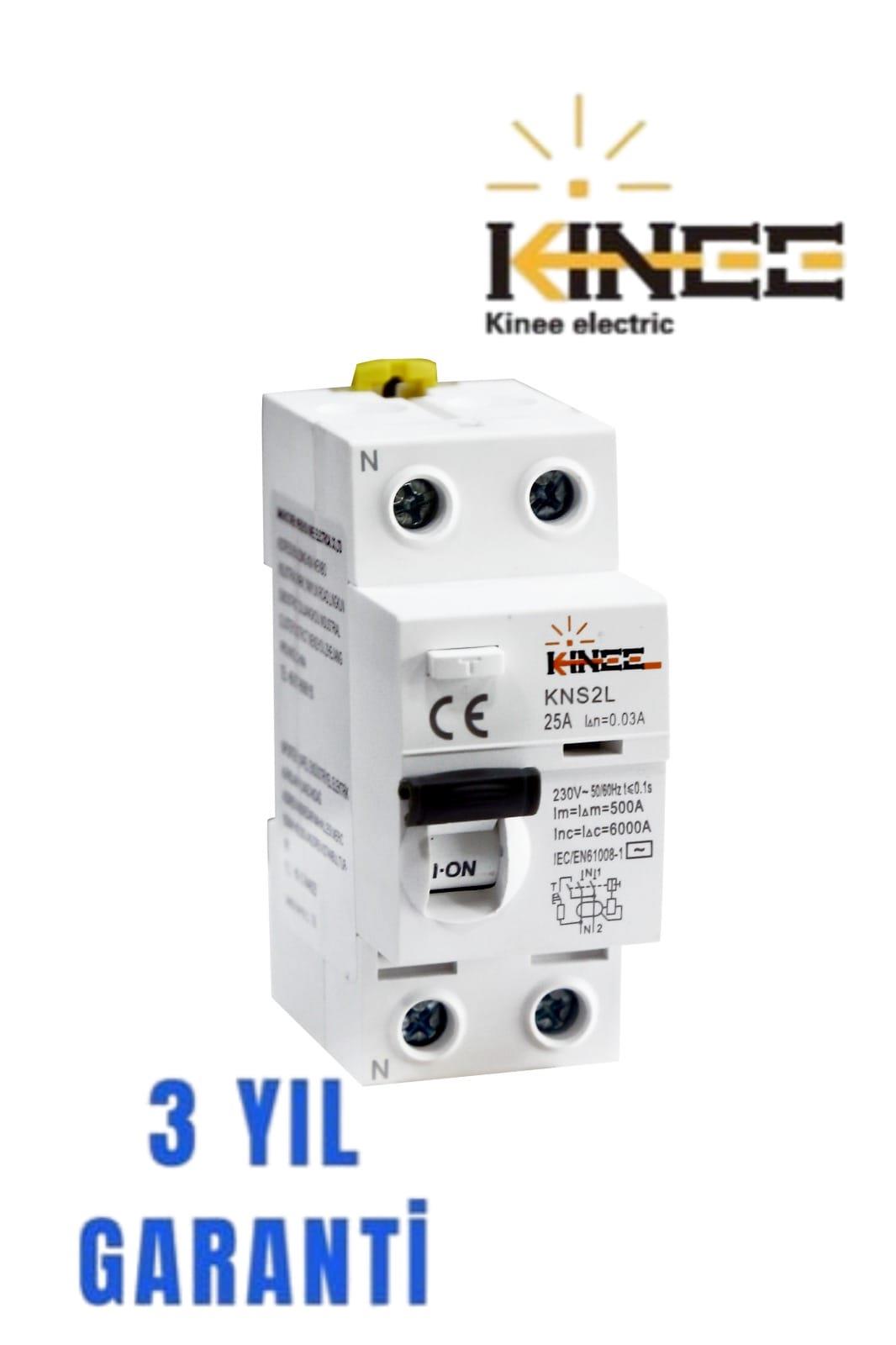 Asansör Tüm Ürünler (Elektrik, Elektronik, Mekanik, Hırdavat)KineeKINEE Monofaze Kaçak Akım Rölesi