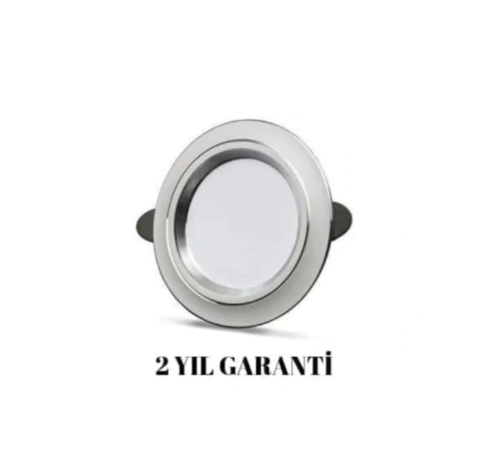 5W Kabin Spot White+Silver